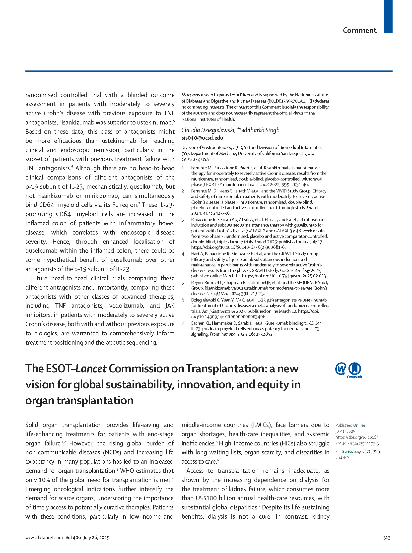 ESOTLancet_Comment